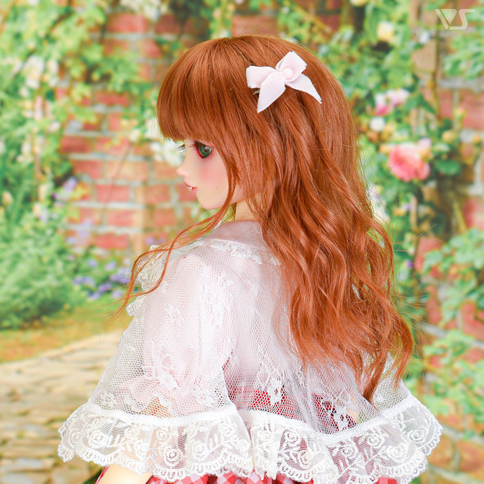 Mini Ribbon Clips (Velour / Pink)
