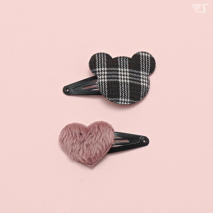 Bear Clip Set (Brown)
