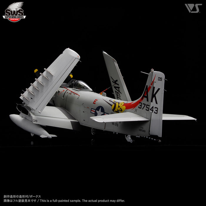 1/32 A-1H U.S. NAVY Includes U.S. Aircraft Weapons