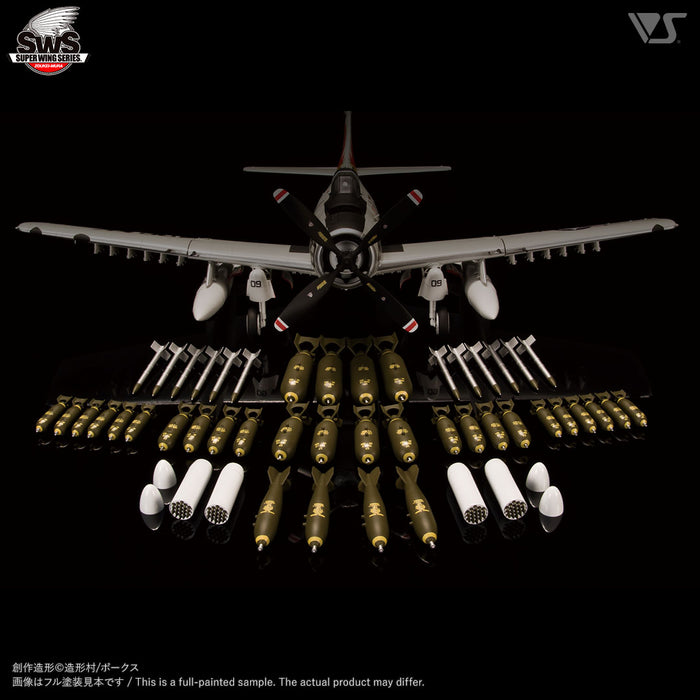 1/32 A-1H U.S. NAVY Includes U.S. Aircraft Weapons