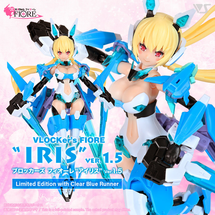 VLOCKer's FIORE IRIS Ver.1.5 (Limited Edition Ver. with Clear Blue Parts)