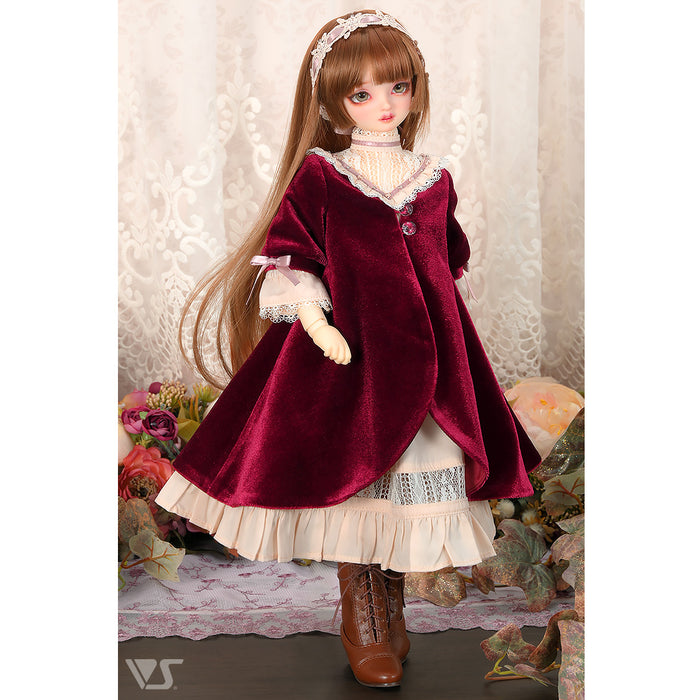 Velour Dress / Mini (Rose Red)