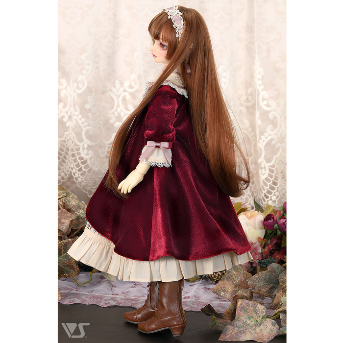 Velour Dress / Mini (Rose Red)