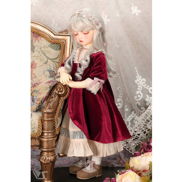 Velour Dress / Mini (Rose Red)