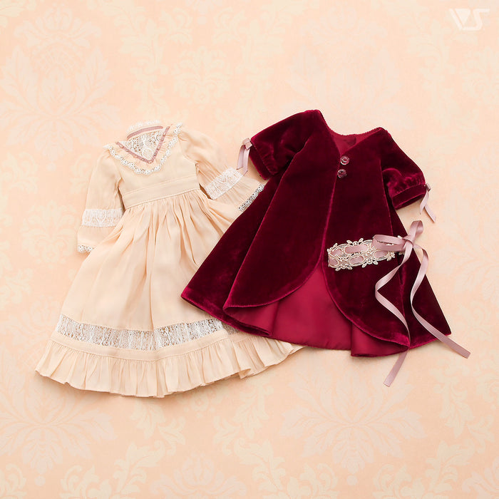 Velour Dress / Mini (Rose Red)