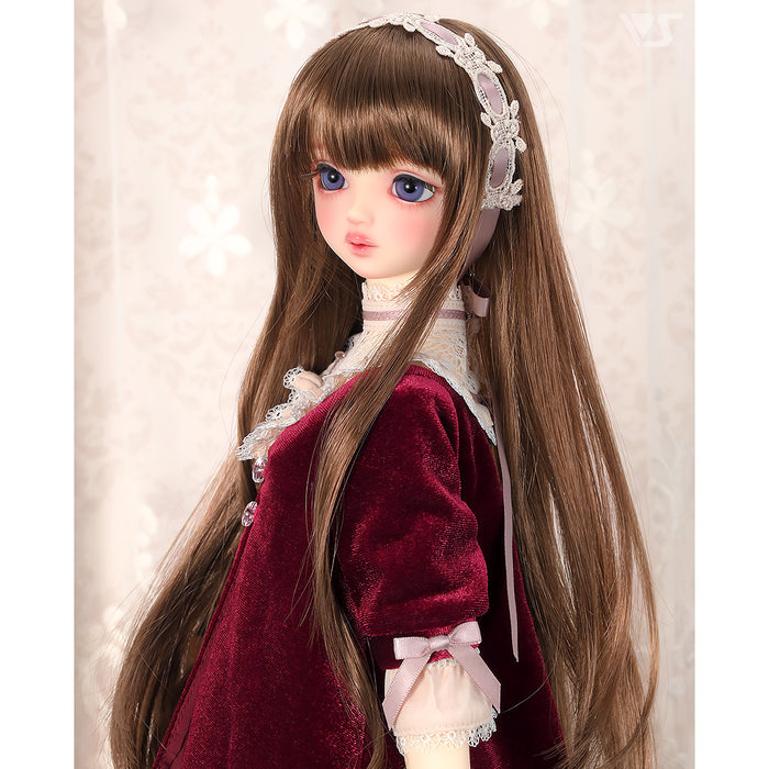 Velour Dress (Rose Red)
