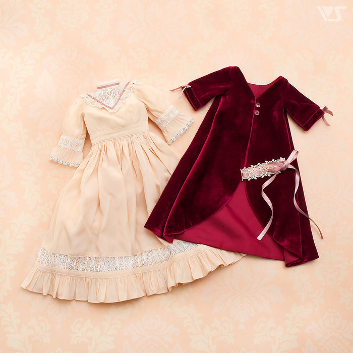 Velour Dress (Rose Red)