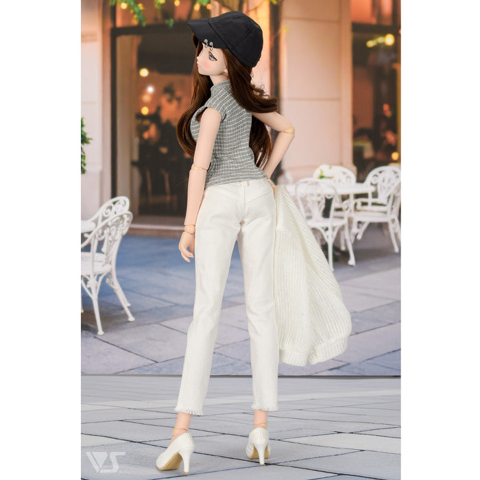 White Jeans Set