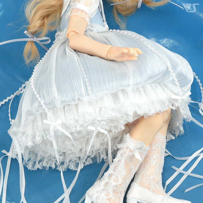 Pompon Skirt / Mini (White)