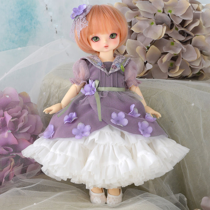 Pompon Skirt / Mini (White)