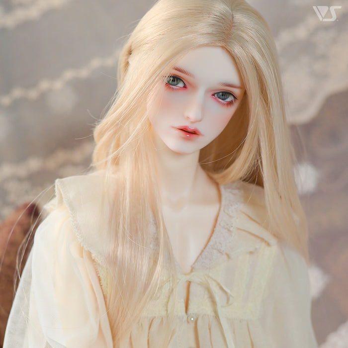 Ruffled Collar Long Blouse Set