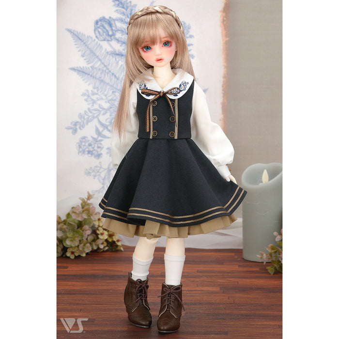Noble Gray Embroidery Girl / Mini