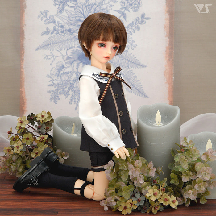 Noble Gray Embroidery Boy / Mini