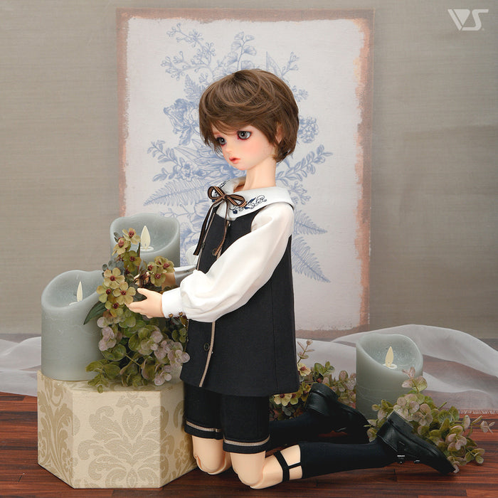 Noble Gray Embroidery Boy