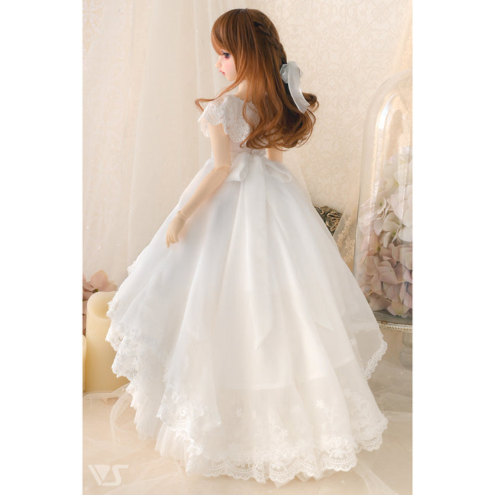 SD Long Back Dress (White)
