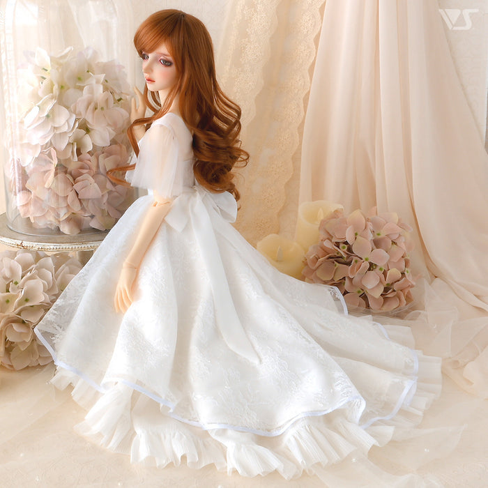 SD16 Long Back Dress (White)