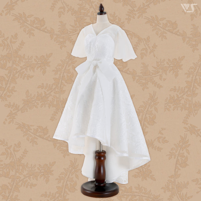 SD16 Long Back Dress (White)