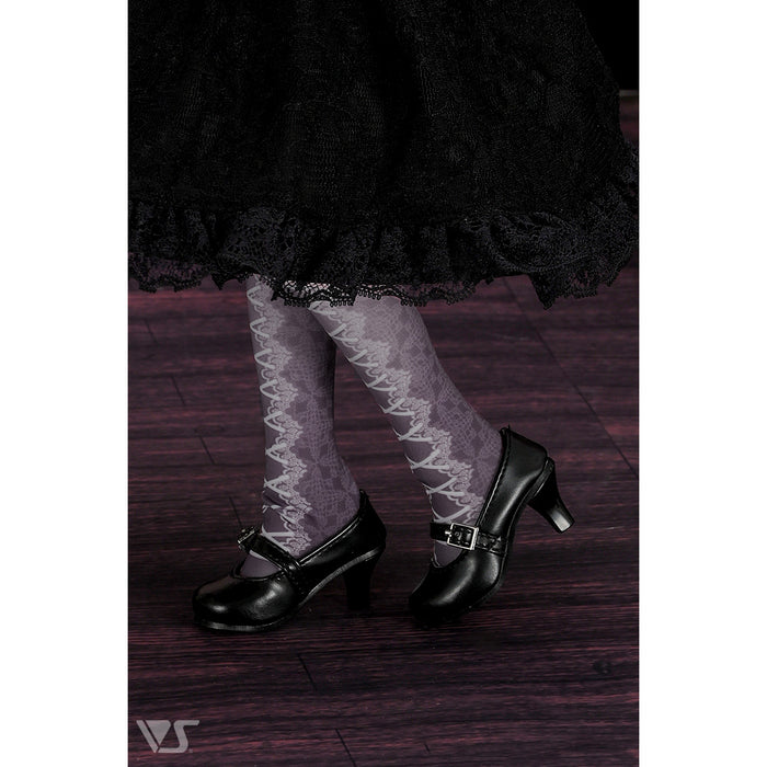 SDM Lace-up Printed Socks / Mini (Gray)