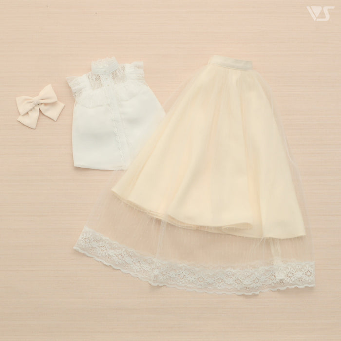 Sleeveless Blouse & Tulle Skirt Set