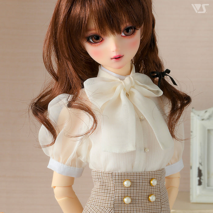 Sheer Blouse & Tight Skirt Set
