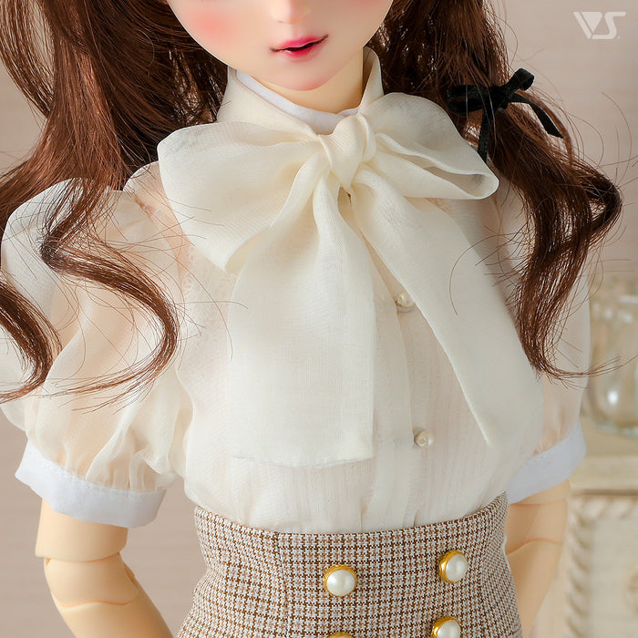 Sheer Blouse & Tight Skirt Set