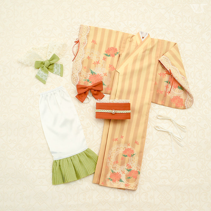 Flower Kimono Maiden / Mini (Orange Osmanthus)