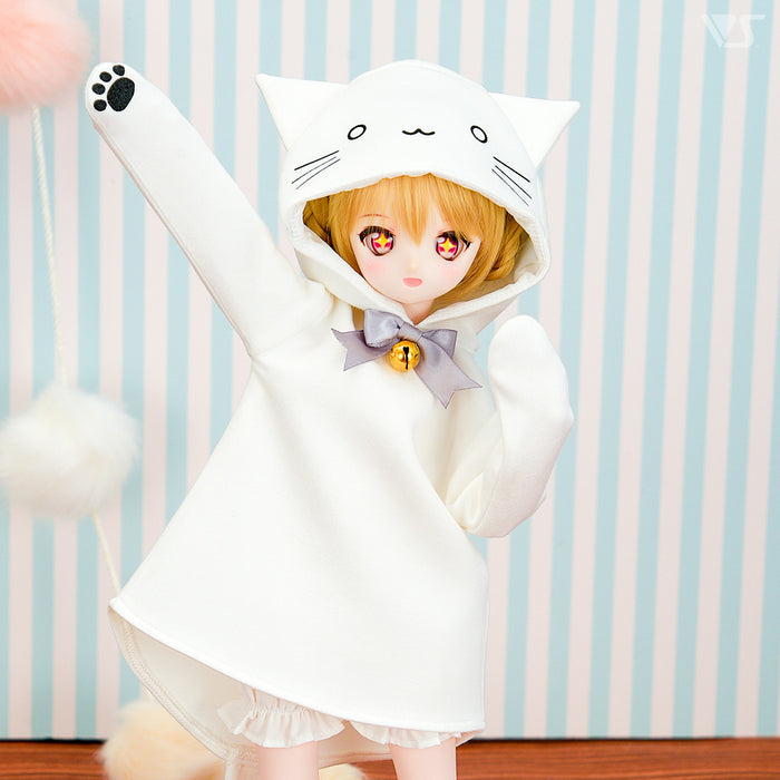 White Cat Hoodie / Mini