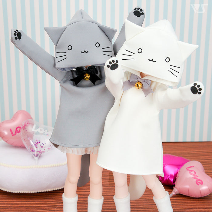 White Cat Hoodie / Mini