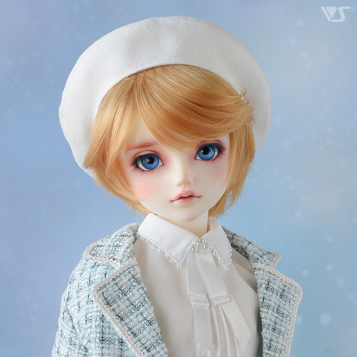 Pompon Beret (Cream)