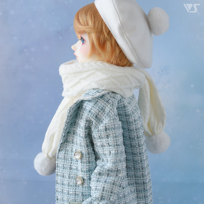 Pompon Scarf (Cream)
