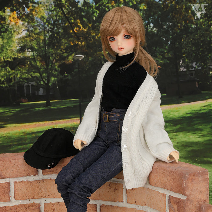 Knit Cardigan (White)