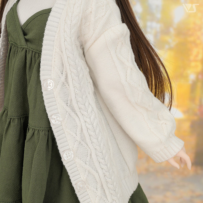 Knit Cardigan (White)