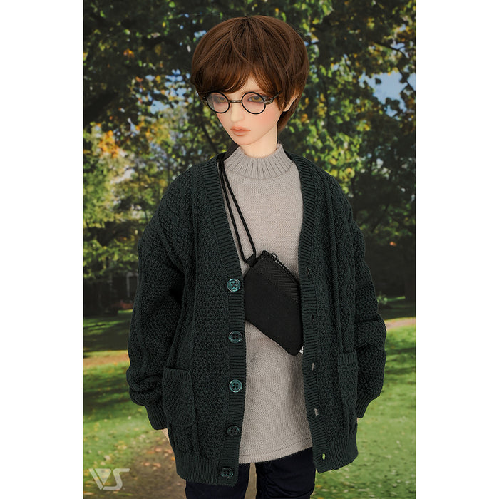 Knit Cardigan (Dark Green)