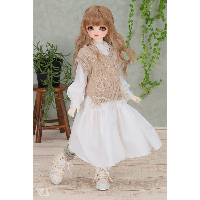 Loose Knit Vest & Dress Set / Mini