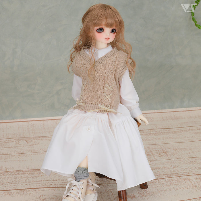 Loose Knit Vest & Dress Set / Mini
