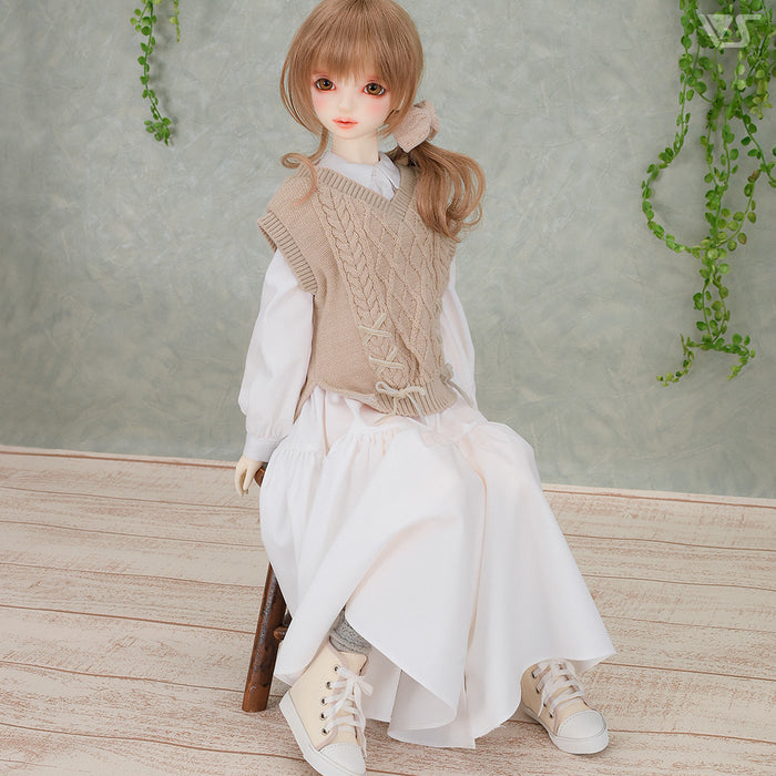 Loose Knit Vest & Dress Set