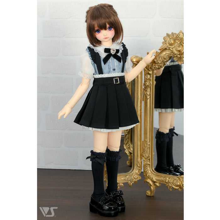 Skirt with Suspenders / Mini (Black)