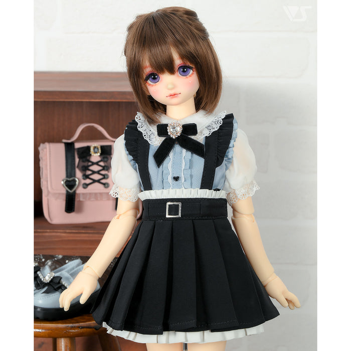 Skirt with Suspenders / Mini (Black)