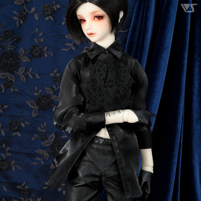 Gothic Lace-up Shirt Set