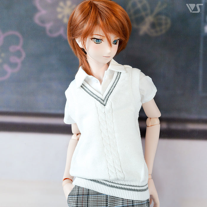 School Vest (White)
