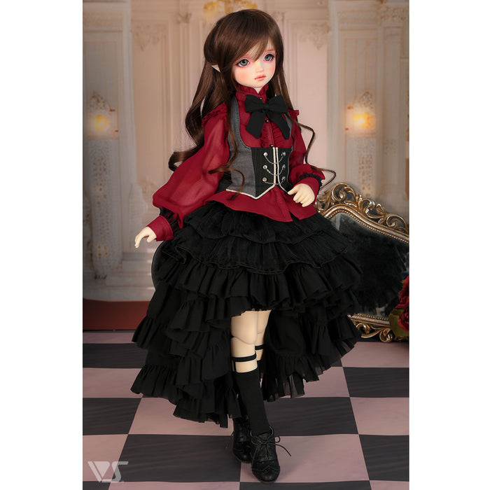 Princess Pompon Skirt / Mini (Black)
