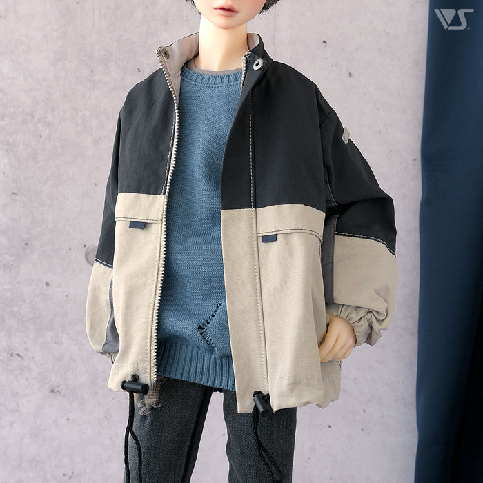 Big Silhouette Nylon Jacket