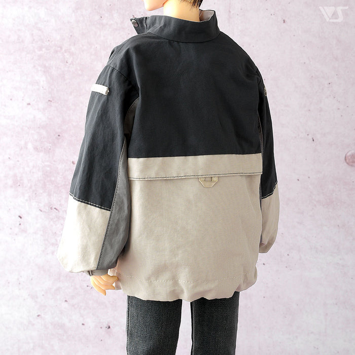Big Silhouette Nylon Jacket