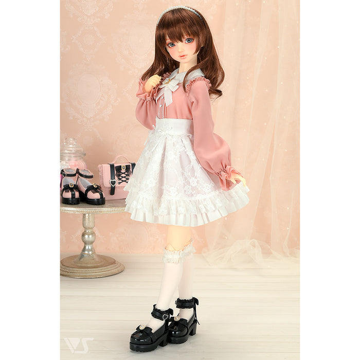 Dolly Parfait Coord Set (White x Pink)