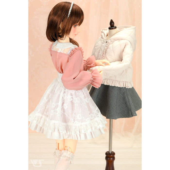 Dolly Parfait Coord Set (White x Pink)