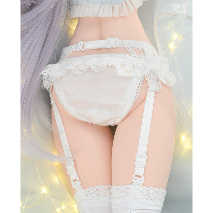 Lacy Garter Set (White)
