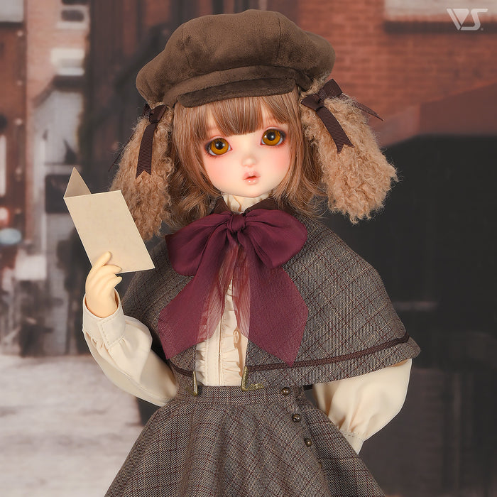 Dog Ears Newsboy Cap (Brown)