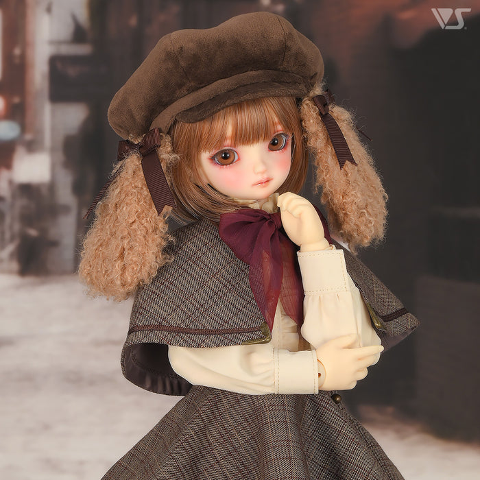 Dog Ears Newsboy Cap (Brown)