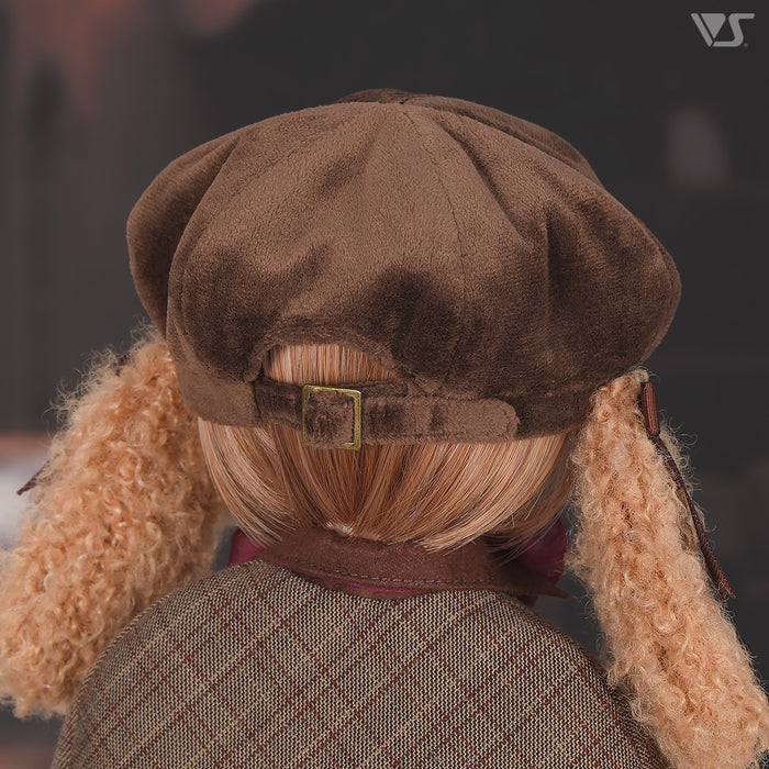 Dog Ears Newsboy Cap (Brown)