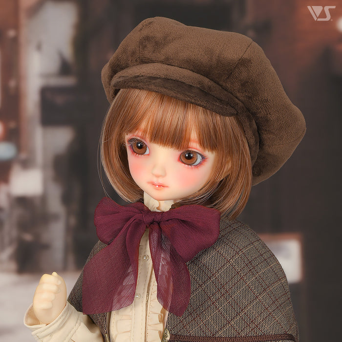 Dog Ears Newsboy Cap (Brown)